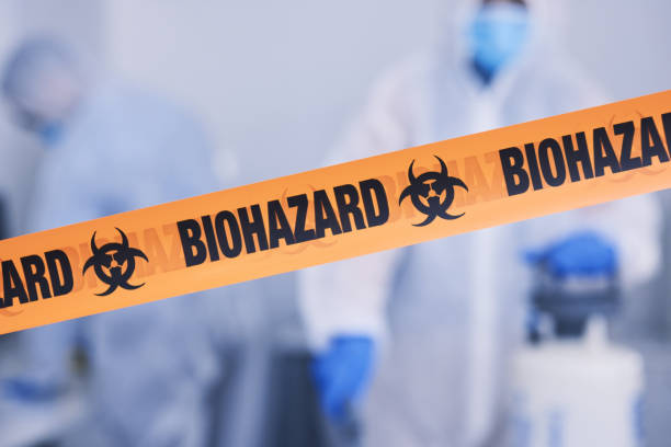 Professional Blood Cleanup technician working in Gibbstown, NJ